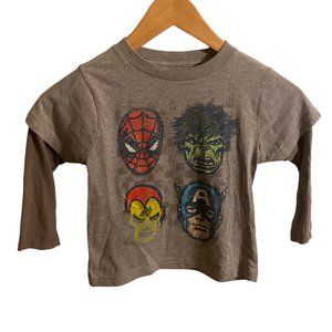 Marvel Superhero long sleeve t shirt 4t
